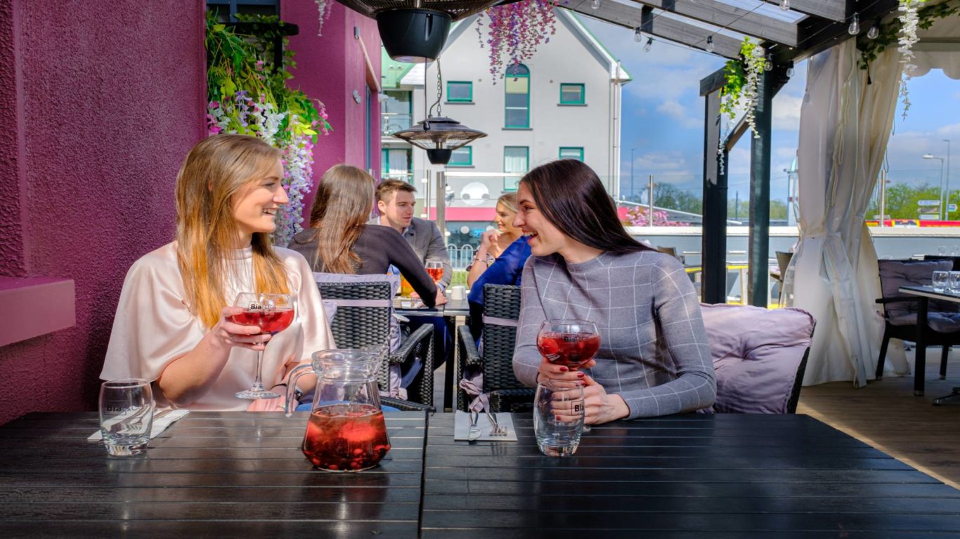 Outside Decking Area Claregalway