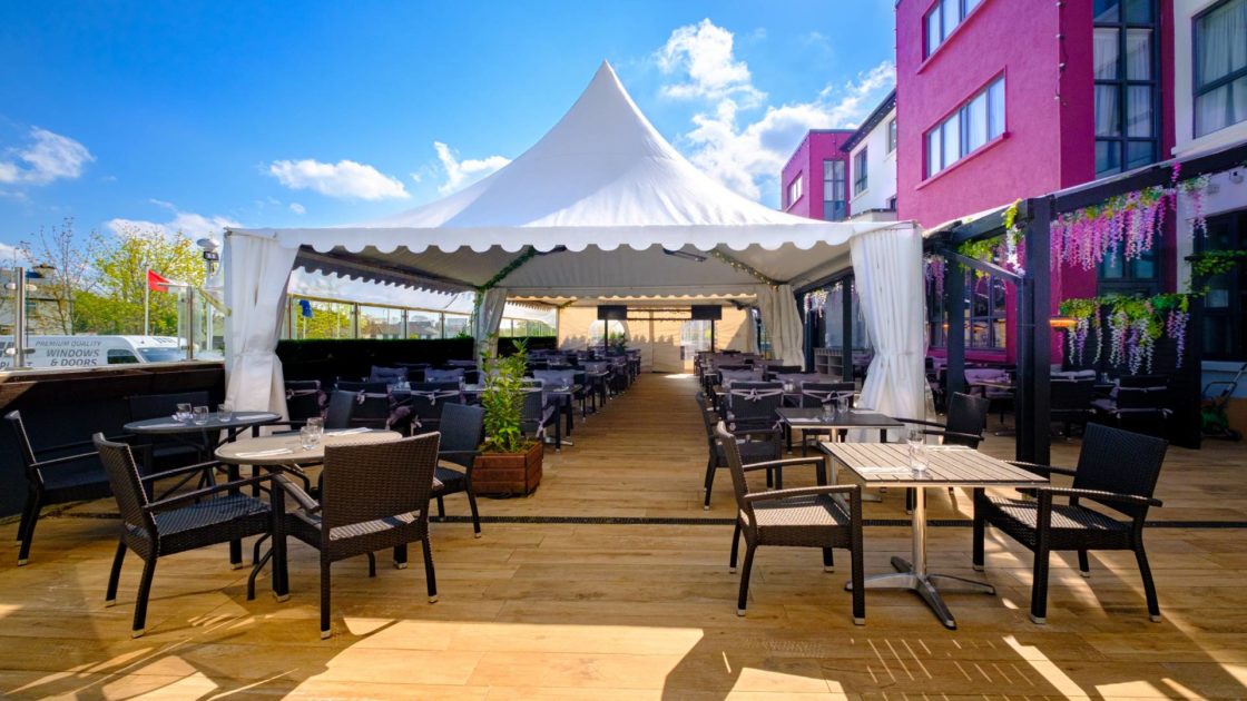Outside Decking Area Claregalway
