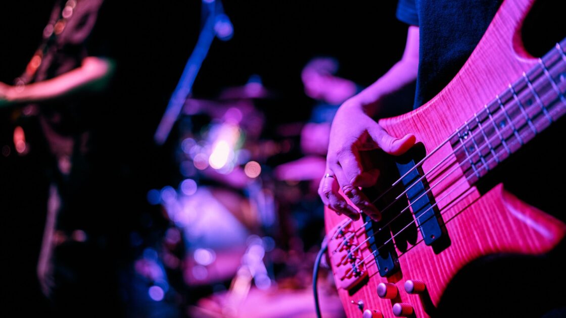 rock band stock image