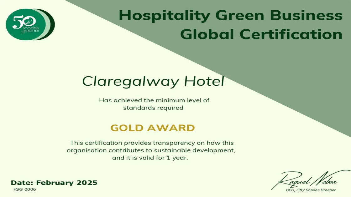 Claregalway-Our-Green-Journey Gold Award