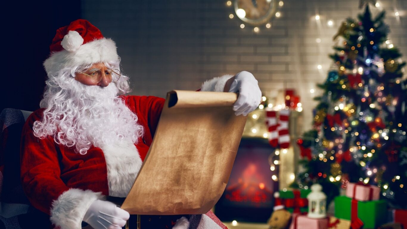 Santas Grotto stock