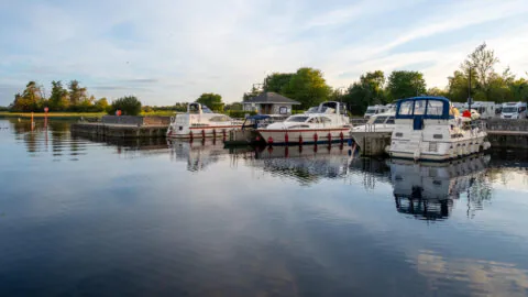 Portumna Harbour, Lough Derg, East Galway, Co Galway